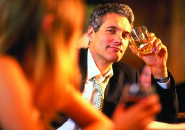 Man and woman at a bar-1493046