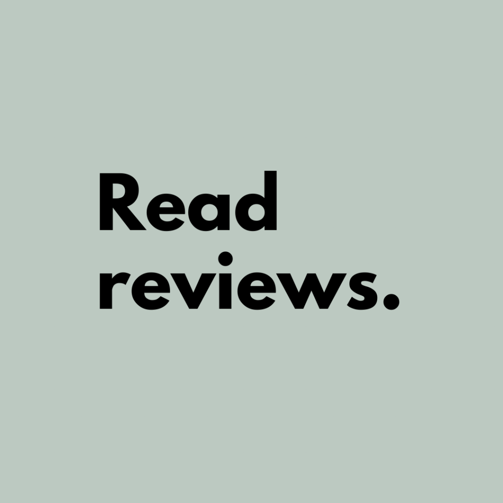 Tip 12: Read reviews