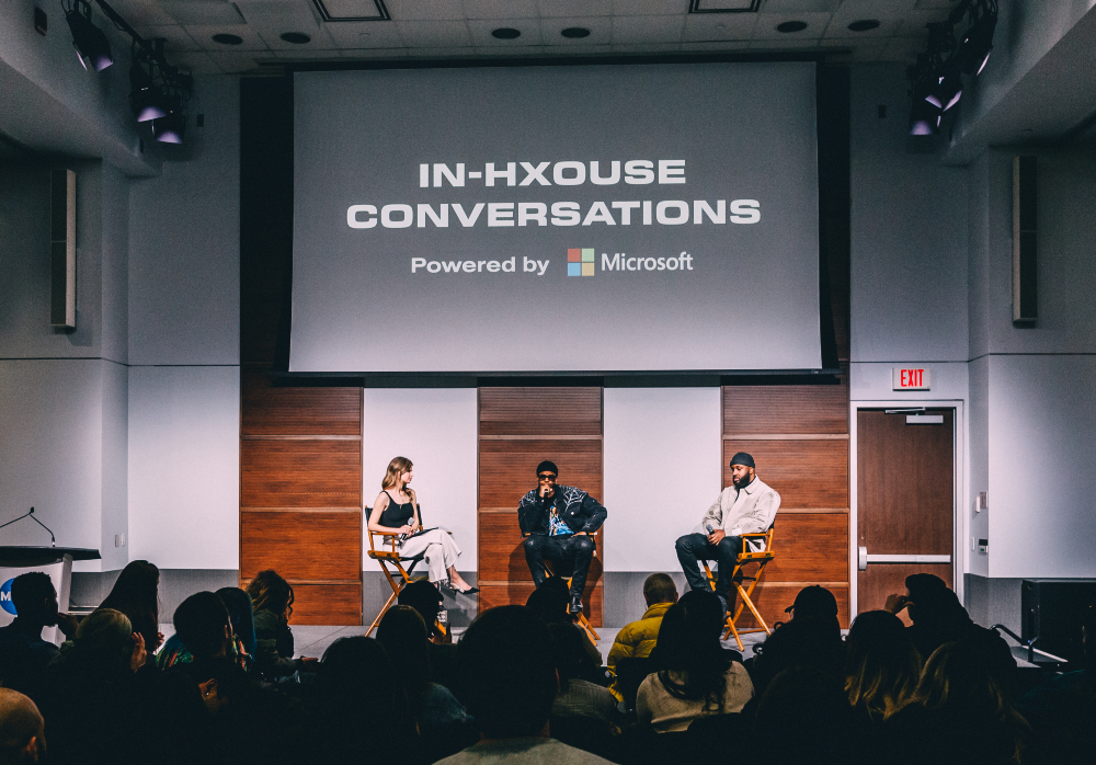 HXOUSE Co-Founders La Mar Taylor Ahmed Ismail Sitting on Microsoft Panel