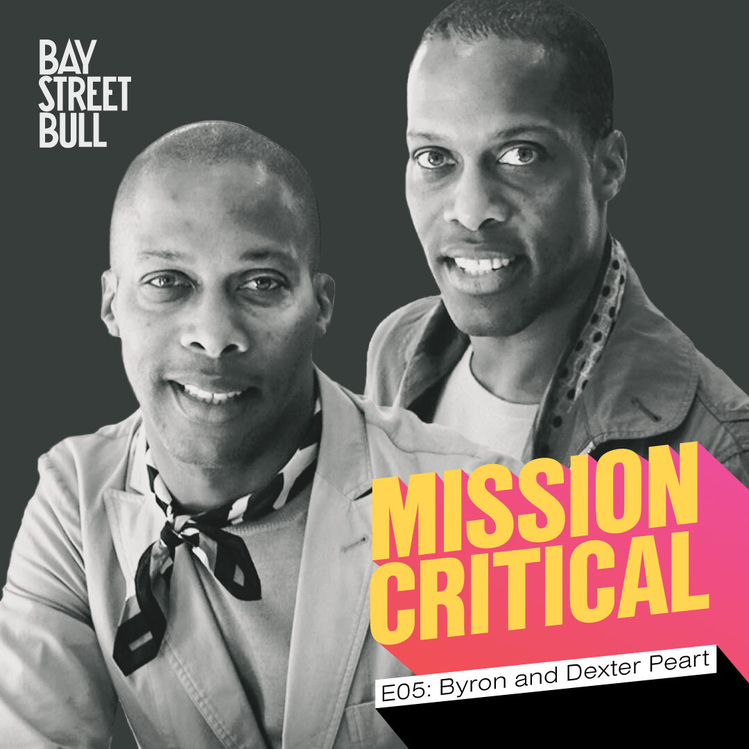 Goodee Founders Byron Dexter Peart with Mission Critical logo