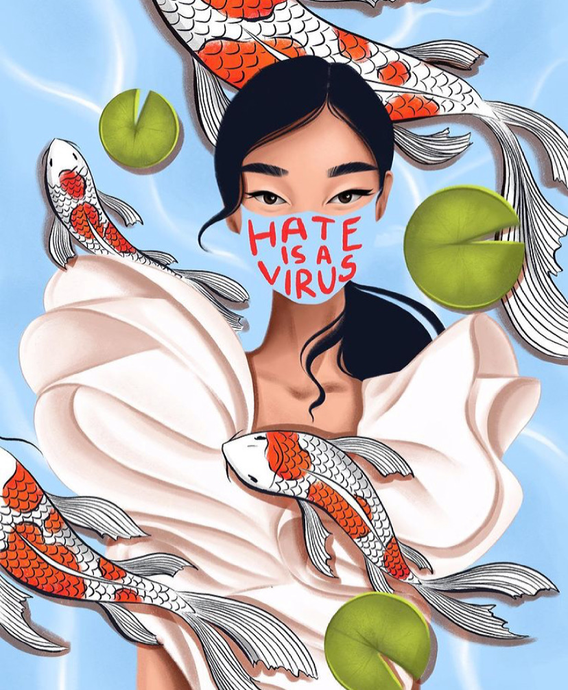 StopAsianHate Illustration