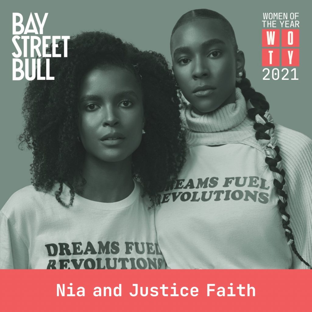 Nia and Justice Faith (Co-founders, Révolutionnaire)