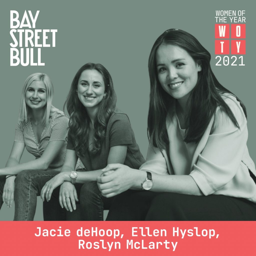 Jacie deHoop, Ellen Hyslop, Roslyn McLarty (Founders, The GIST)