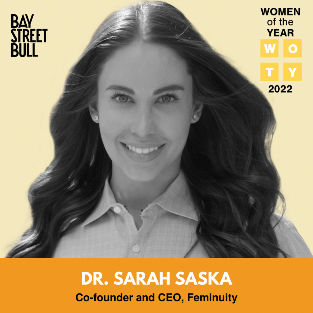 Dr. Sarah Saska (Co-founder and CEO, Feminuity)